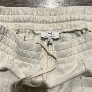AG Adriano Goldschmied Off-White Joggers